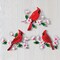 Collections Etc Hand-Painted Cardinals and Cherry Blossoms Wall Trio Set